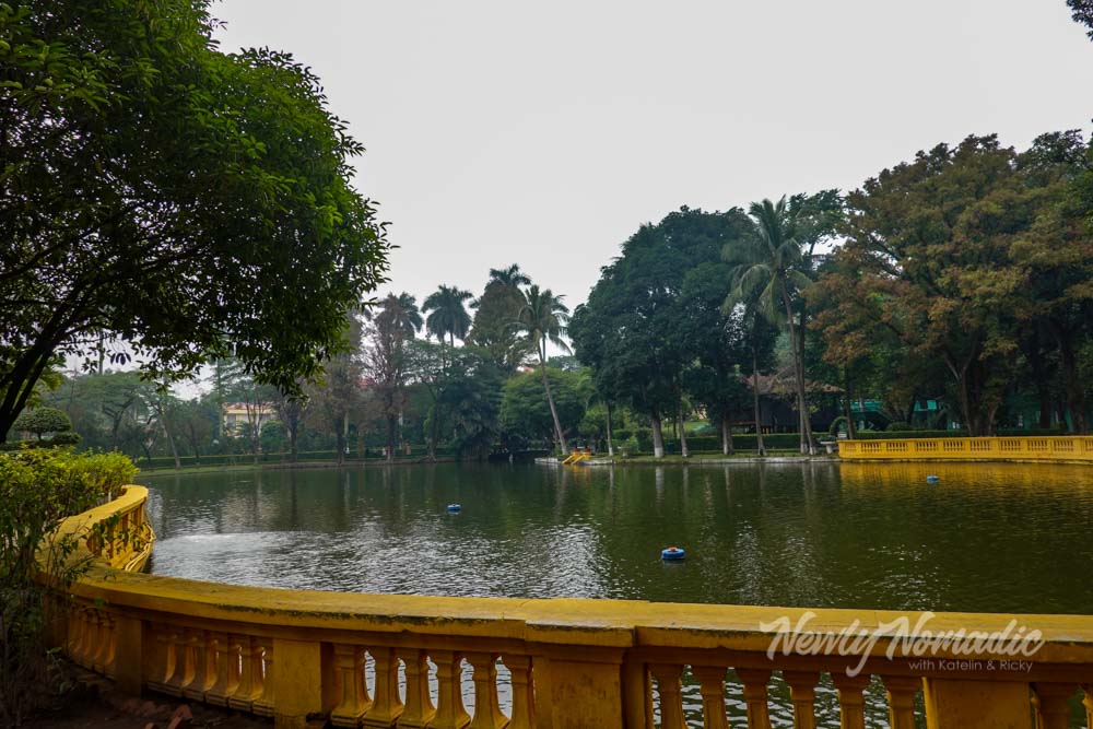 Even on a cloudy day, the Presidential Palace offers a great place to stroll and admire the French architecture that seems so out of place.