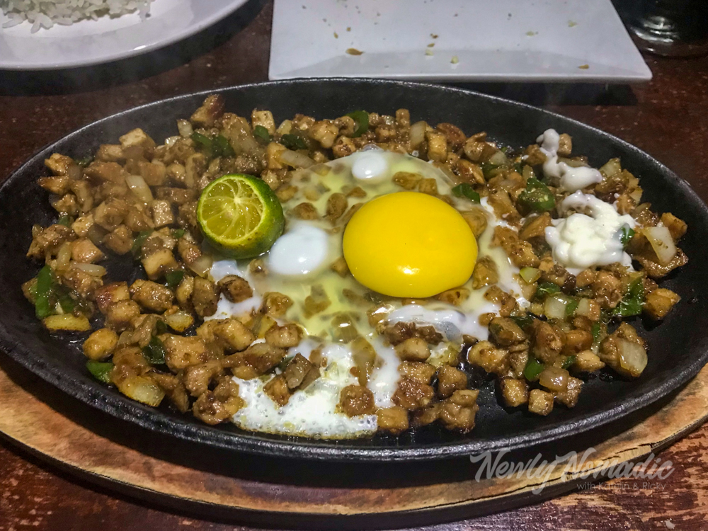 Delicious pork sisig