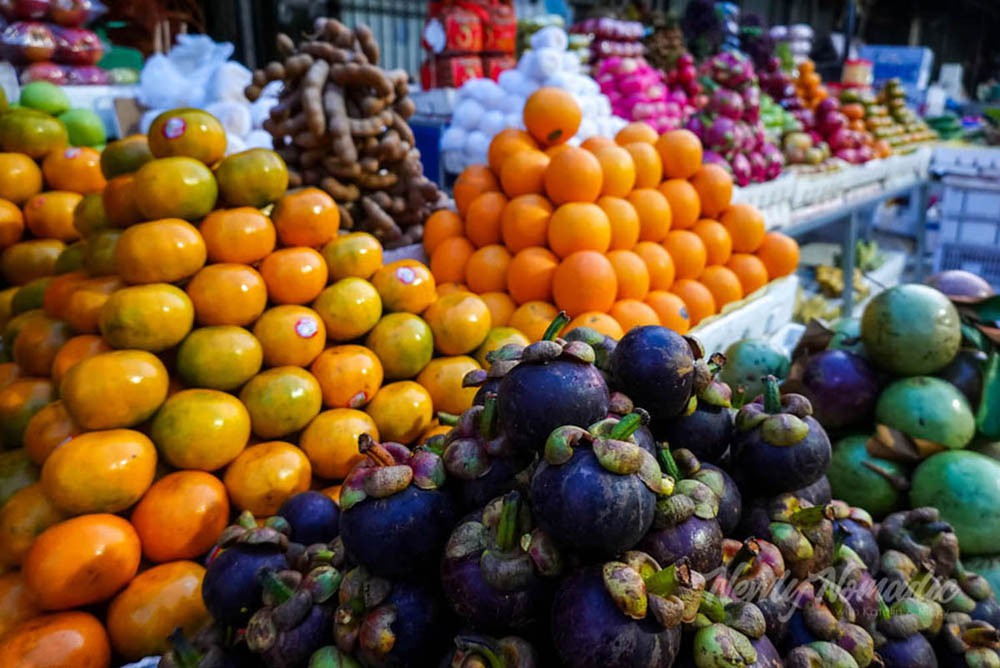 We loved being able to go to a local market and buy fresh fruits everyday.